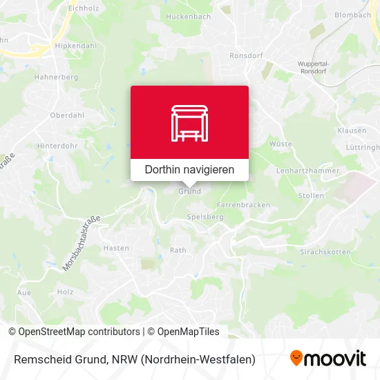 Remscheid Grund Karte