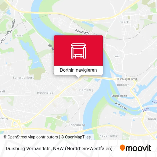Duisburg Verbandstr. Karte