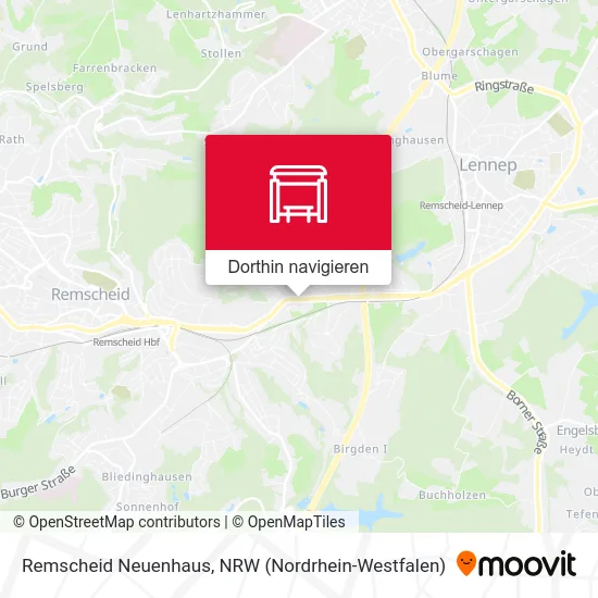 Remscheid Neuenhaus Karte