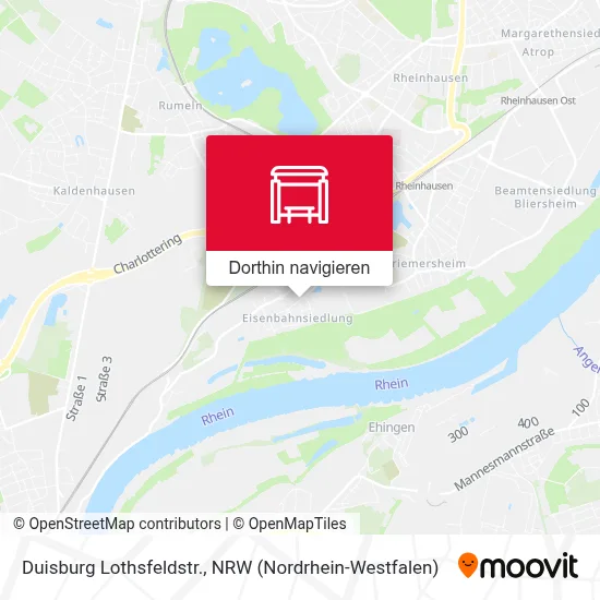 Duisburg Lothsfeldstr. Karte