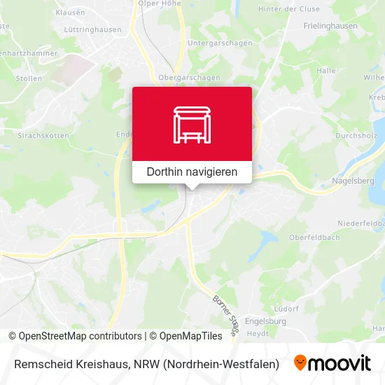 Remscheid Kreishaus Karte