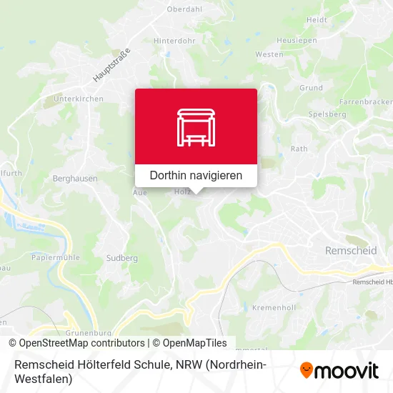 Remscheid Hölterfeld Schule Karte