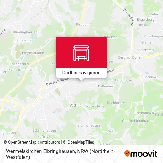 Wermelskirchen Elbringhausen Karte