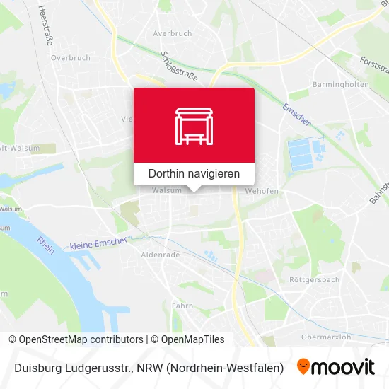 Duisburg Ludgerusstr. Karte
