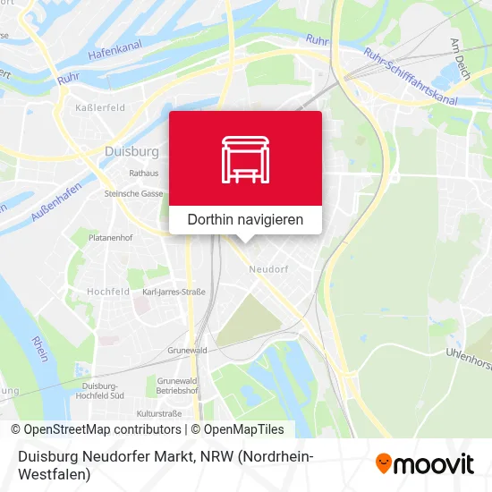 Duisburg Neudorfer Markt Karte