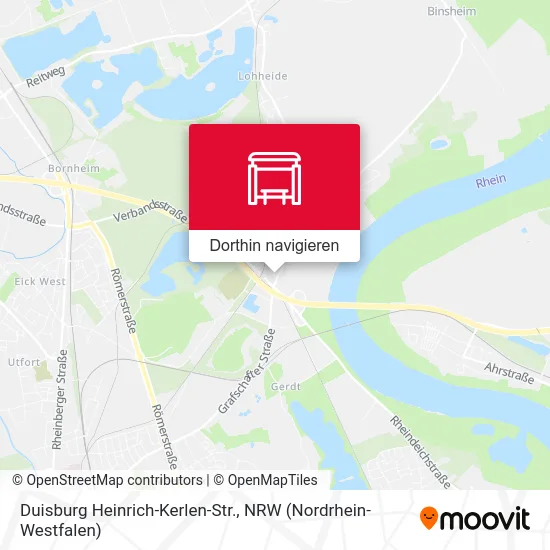 Duisburg Heinrich-Kerlen-Str. Karte