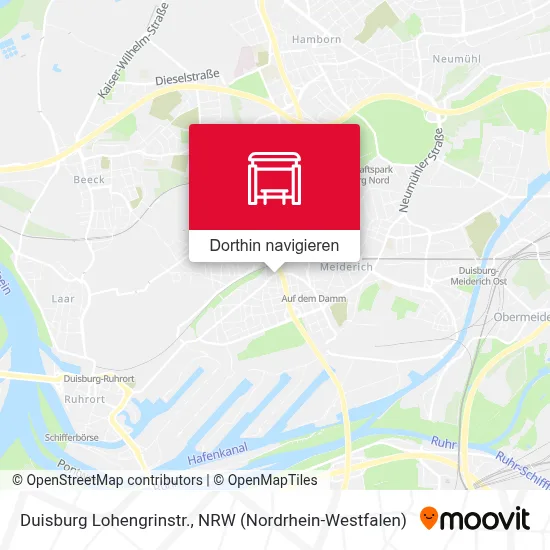 Duisburg Lohengrinstr. Karte