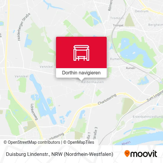 Duisburg Lindenstr. Karte