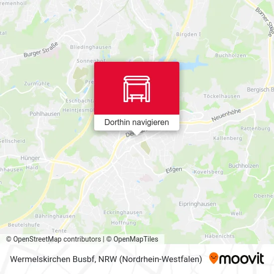 Wermelskirchen Busbf Karte