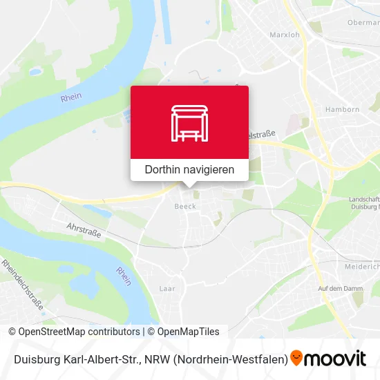 Duisburg Karl-Albert-Str. Karte