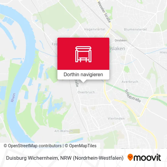 Duisburg Wichernheim Karte