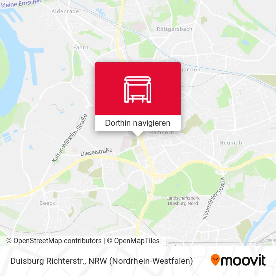 Duisburg Richterstr. Karte