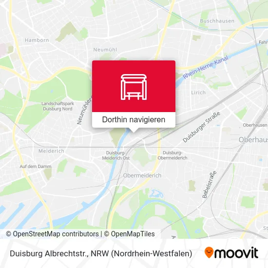 Duisburg Albrechtstr. Karte
