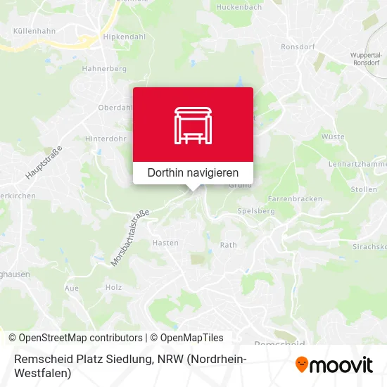 Remscheid Platz Siedlung Karte