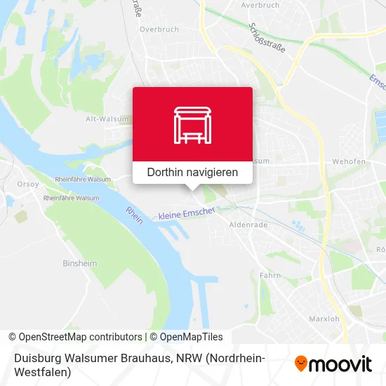 Duisburg Walsumer Brauhaus Karte