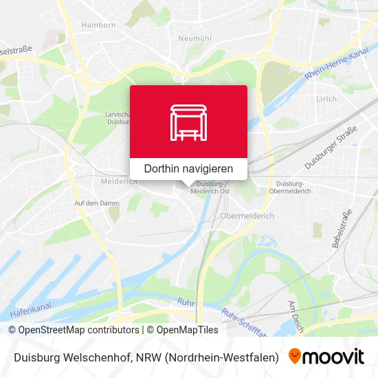 Duisburg Welschenhof Karte