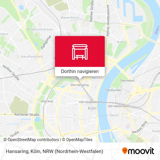 Hansaring, Köln Karte
