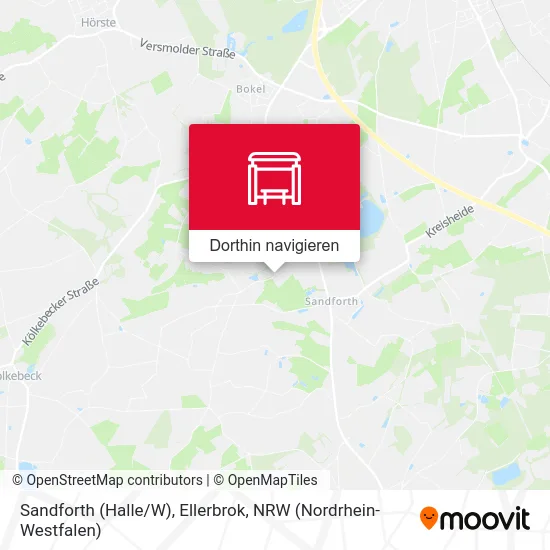 Sandforth (Halle/W), Ellerbrok Karte