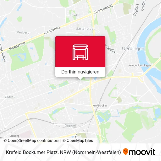 Krefeld Bockumer Platz Karte