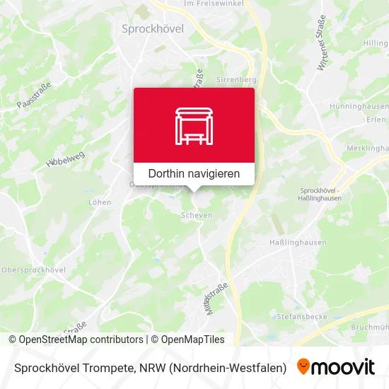 Sprockhövel Trompete Karte