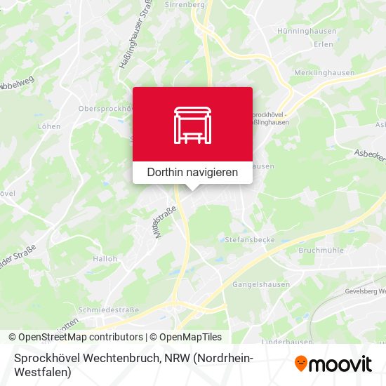 Sprockhövel Wechtenbruch Karte
