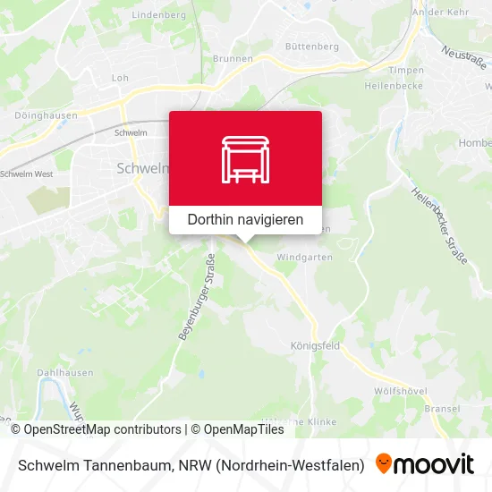 Schwelm Tannenbaum Karte