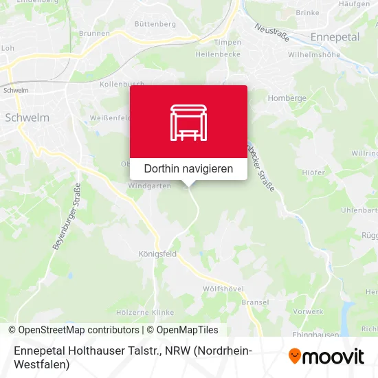 Ennepetal Holthauser Talstr. Karte