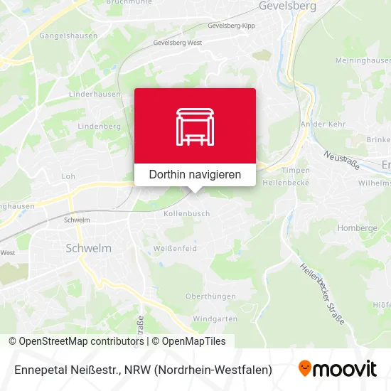 Ennepetal Neißestr. Karte