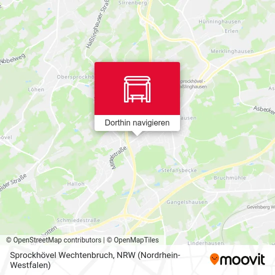 Sprockhövel Wechtenbruch Karte