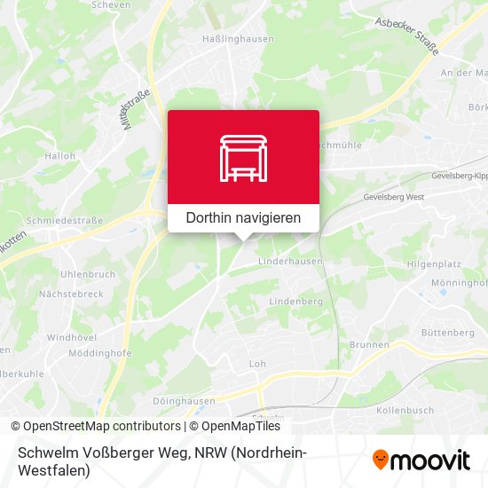 Schwelm Voßberger Weg Karte