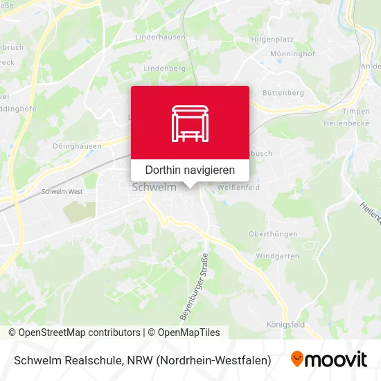 Schwelm Realschule Karte