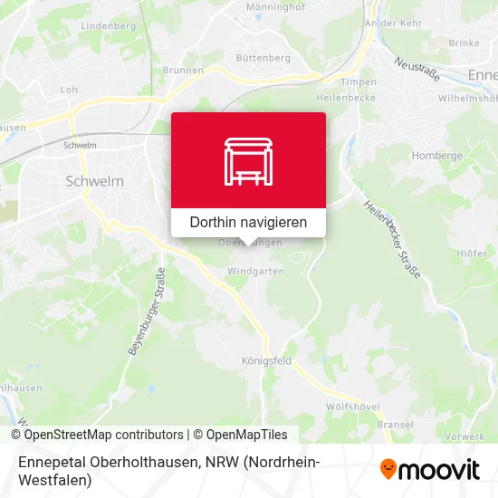 Ennepetal Oberholthausen Karte