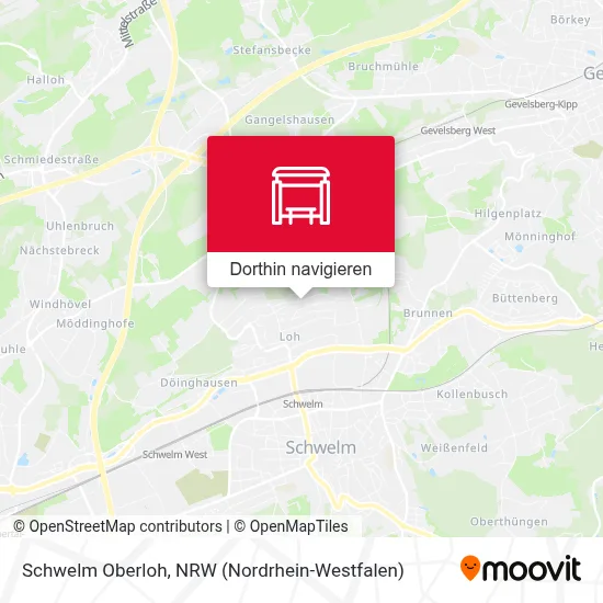 Schwelm Oberloh Karte