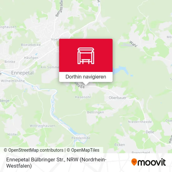 Ennepetal Bülbringer Str. Karte