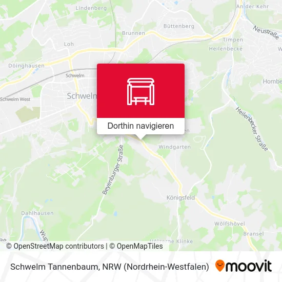 Schwelm Tannenbaum Karte