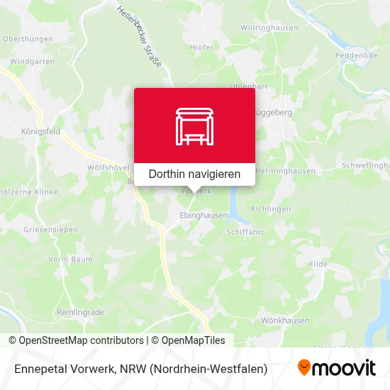 Ennepetal Vorwerk Karte
