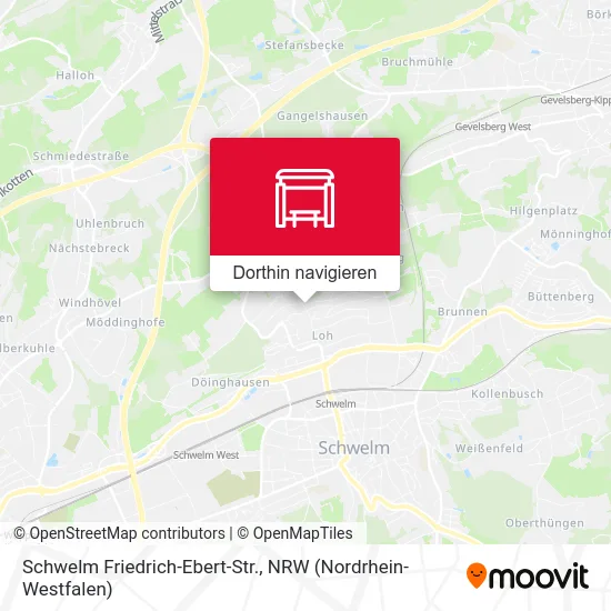 Schwelm Friedrich-Ebert-Str. Karte