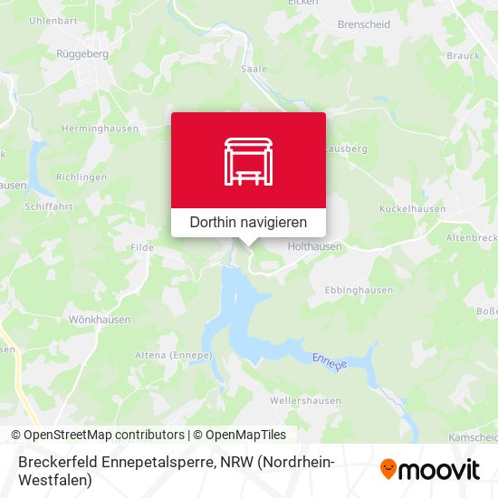 Breckerfeld Ennepetalsperre Karte
