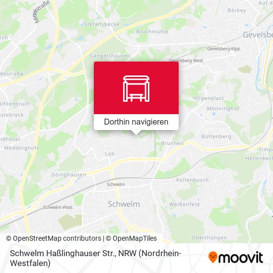 Schwelm Haßlinghauser Str. Karte