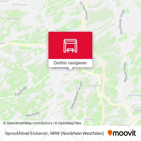 Sprockhövel Eickerstr. Karte
