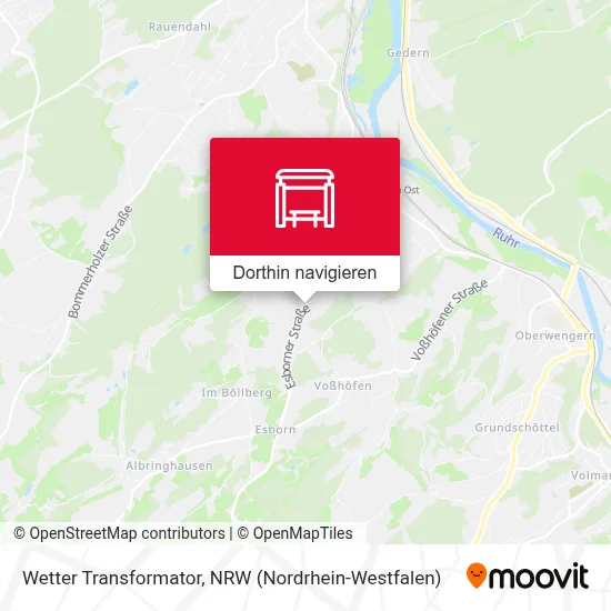 Wetter Transformator Karte