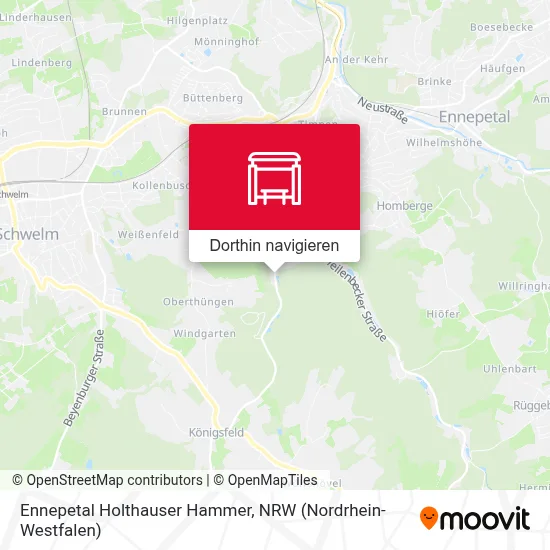 Ennepetal Holthauser Hammer Karte