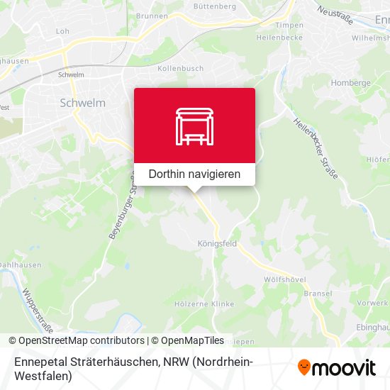 Ennepetal Sträterhäuschen Karte