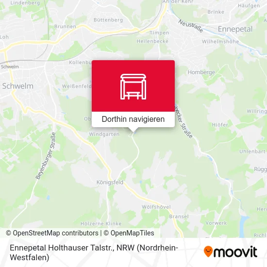 Ennepetal Holthauser Talstr. Karte