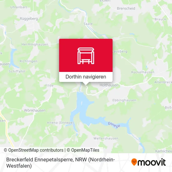 Breckerfeld Ennepetalsperre Karte