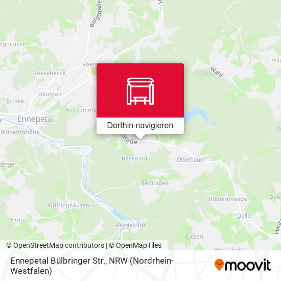 Ennepetal Bülbringer Str. Karte