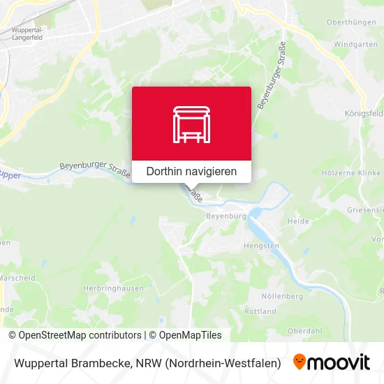 Wuppertal Brambecke Karte