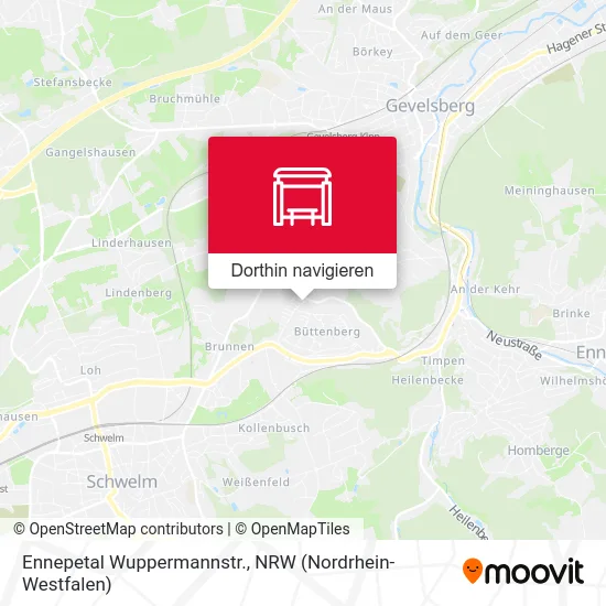 Ennepetal Wuppermannstr. Karte