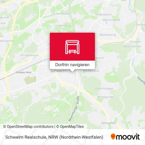 Schwelm Realschule Karte