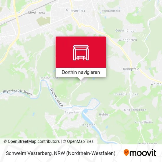 Schwelm Vesterberg Karte